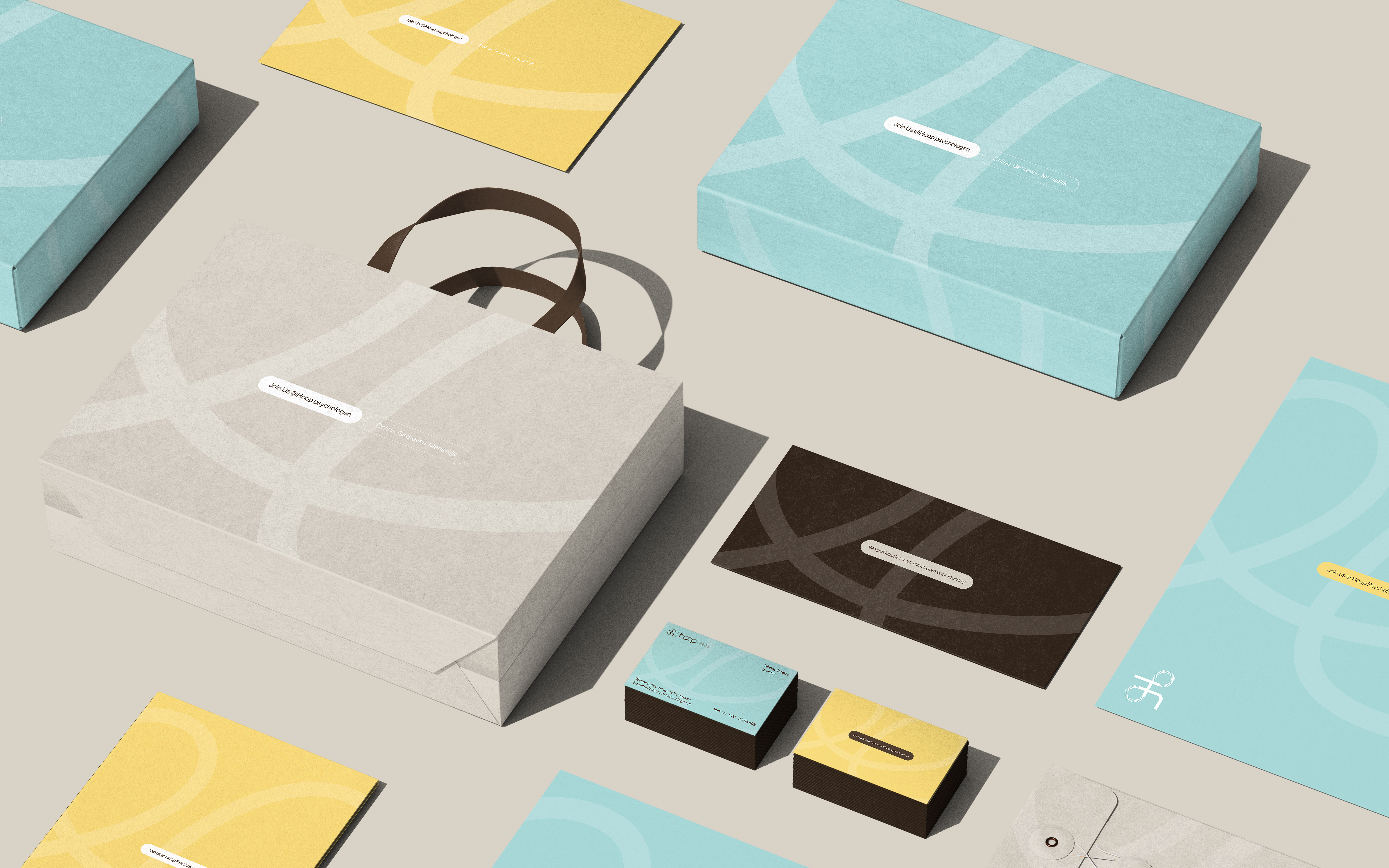 Hoop Psychologists - Mental Health brand identity branding graphic design healthcare medical medical design mental health online therapy psychologists psychology visual identity wellness