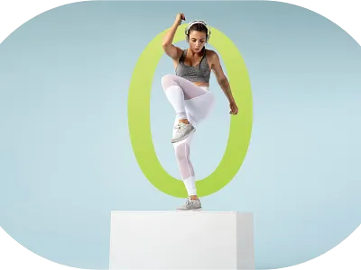 The Ozon Fitness Cente graphic design logo