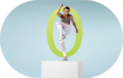 The Ozon Fitness Cente graphic design logo