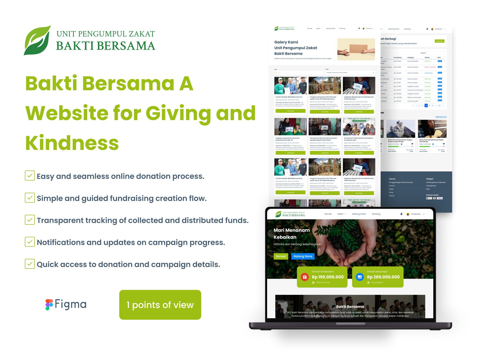 Donation Website branding digital ui uiux ux website