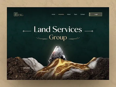 UI/UX for Real estate platform - Turning Land into Luxury concept concept design landing page luxury luxury website luxurydesign real estate ui design uiux web design website design