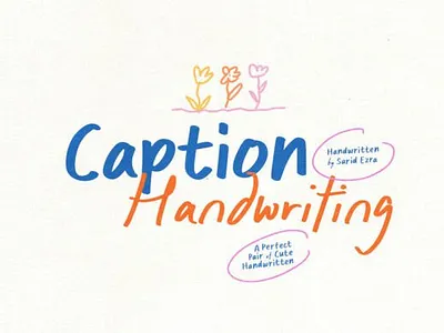 Caption Handwriting Font cute handmade handwriting font handwritten quote quote font script