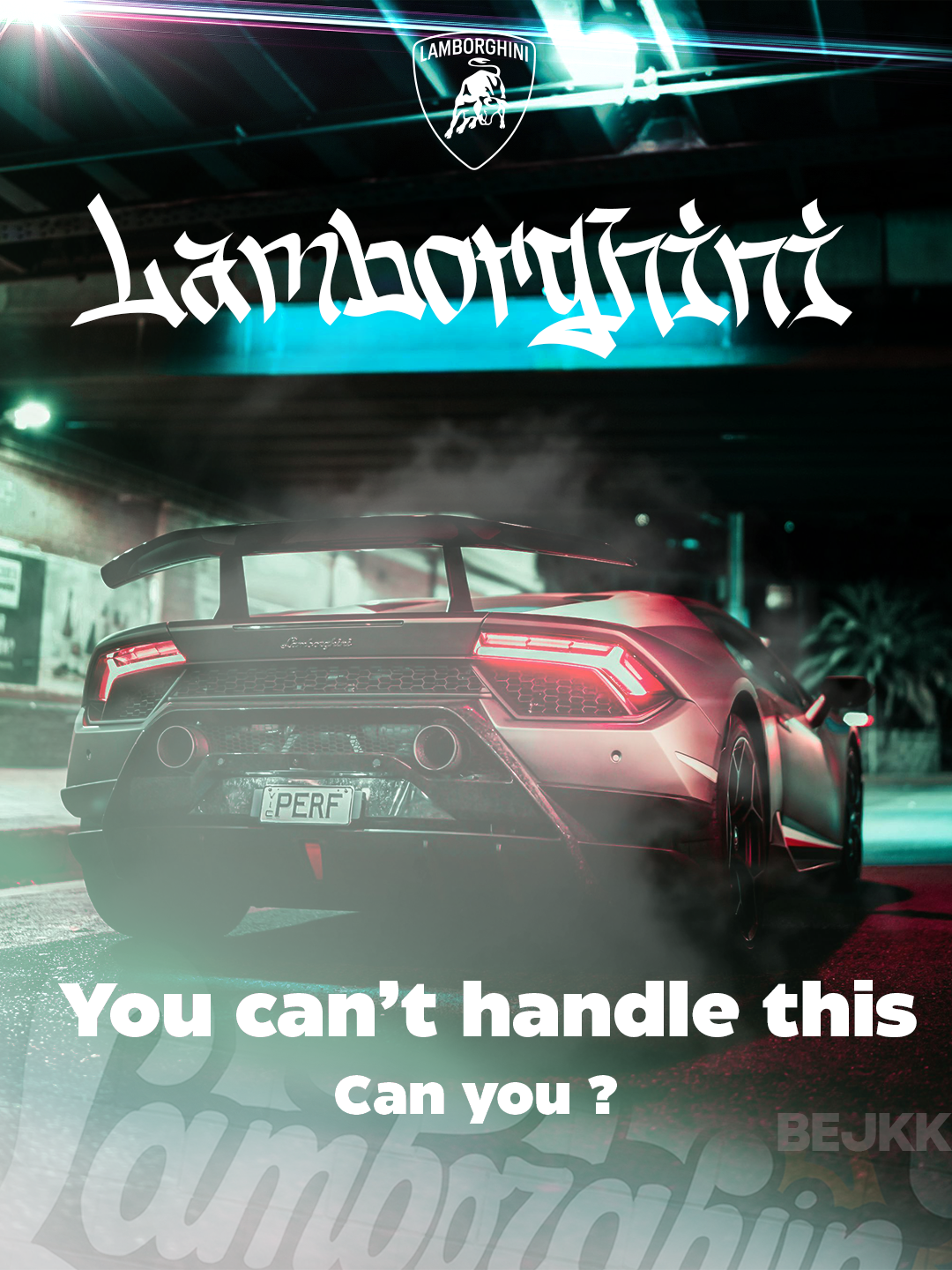 LAMBORGHINI - (CREATED FOR PERSONAL USE!) graphic design