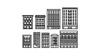 building icons 3d animation branding design graphic design illustration logo logotype motion graphics ui vector