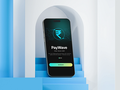 Mobile Banking App- Paywave app design banking app figma financial app fintech mobile banking ui uiux