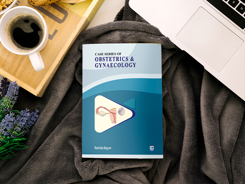 Case Series of Obstetrics & Gynaecology – Book Cover Design academic design book cover book cover design branding graphic design healthcare design medical book cover publication design