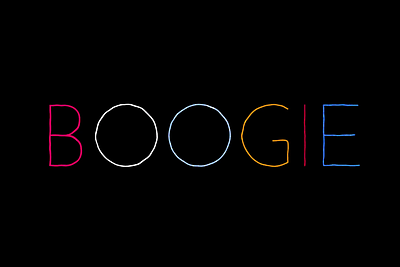 Boogie animation kinetic kinetictypography motion motion graphics motiondesign motiontypography