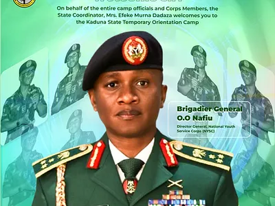 Designs for National Youth Service Corps graphic design