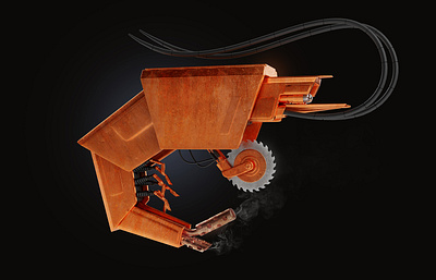 Shrimp 3d animal blender3d character concept creature cyberpunk cyborg device illustration render robot shrimp steampunk