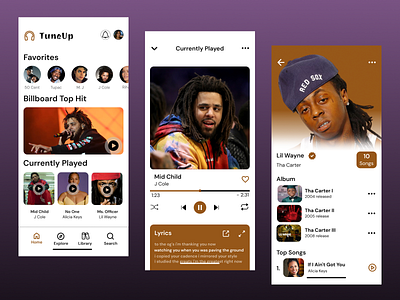Music Player dailyui designchallenge dribbble figma interface signup ui userexperience ux