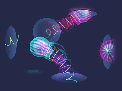 what comes around brush editorial illustration jellyfish