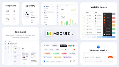 MGC UI Kit for Figma component design system figma mingcute template ui ui kit