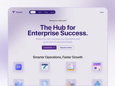 Saas Website Redesign - Hero Section figma design hero section landing page minimal ui modern design product design saas website ui design web design website redesign