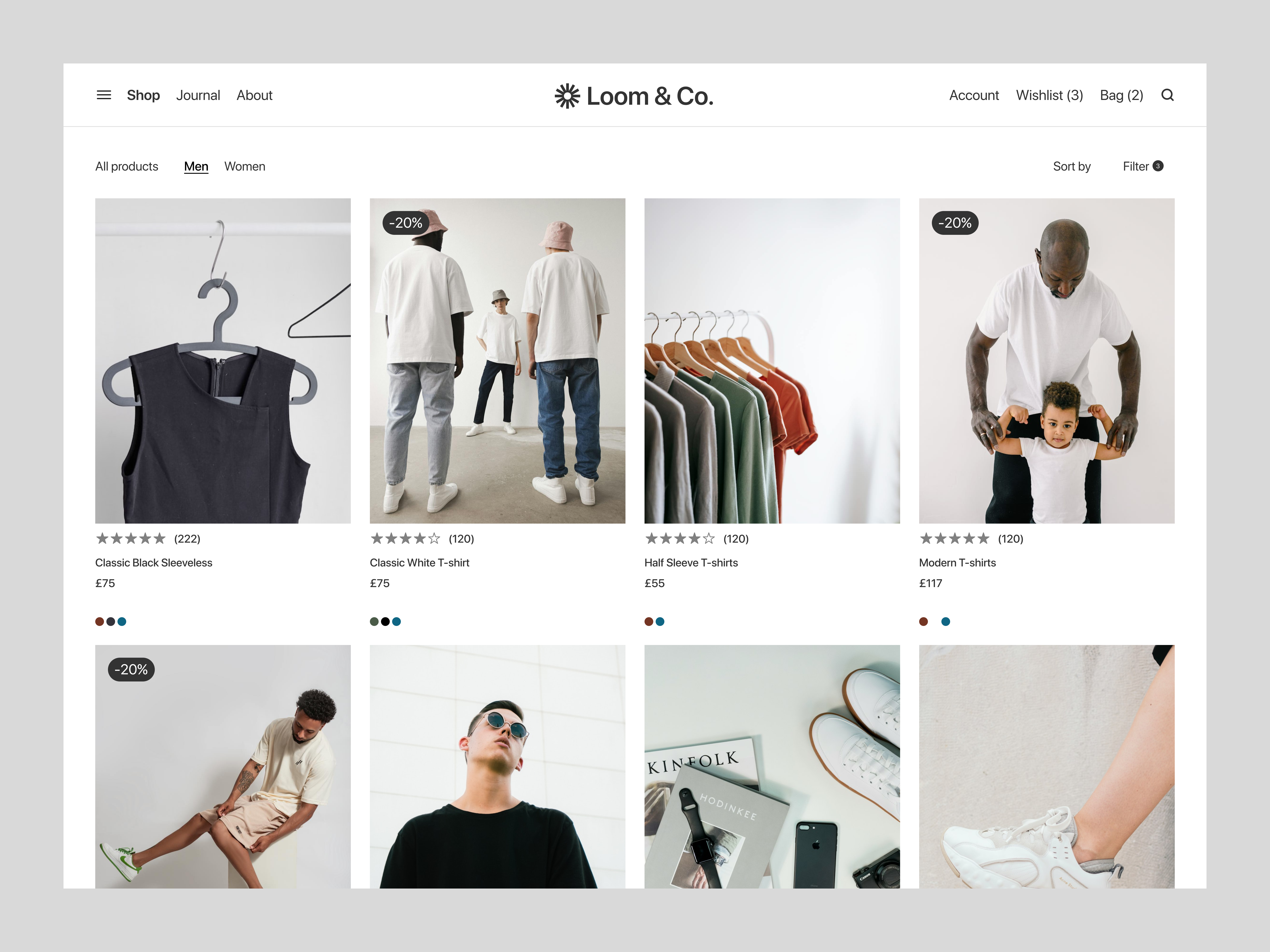 Example of Premium UI UX For Ecommerce Website