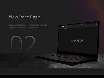 Race Page 3d ui