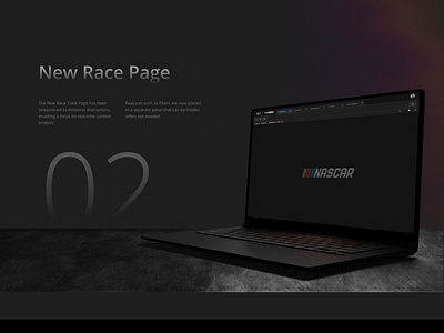 Race Page 3d ui