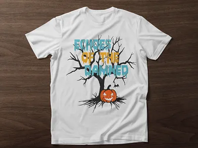 Echoes of the Damned – Halloween Horror T-Shirt Design branding creepy lettering dark fantasy design eerie print gothic style graphic design halloween 2025 design halloween fashion halloween graphic tee halloween t shirt haunted night haunted tree art horror artwork horror typography jack o lantern scary pumpkin spooky design tshirt vector