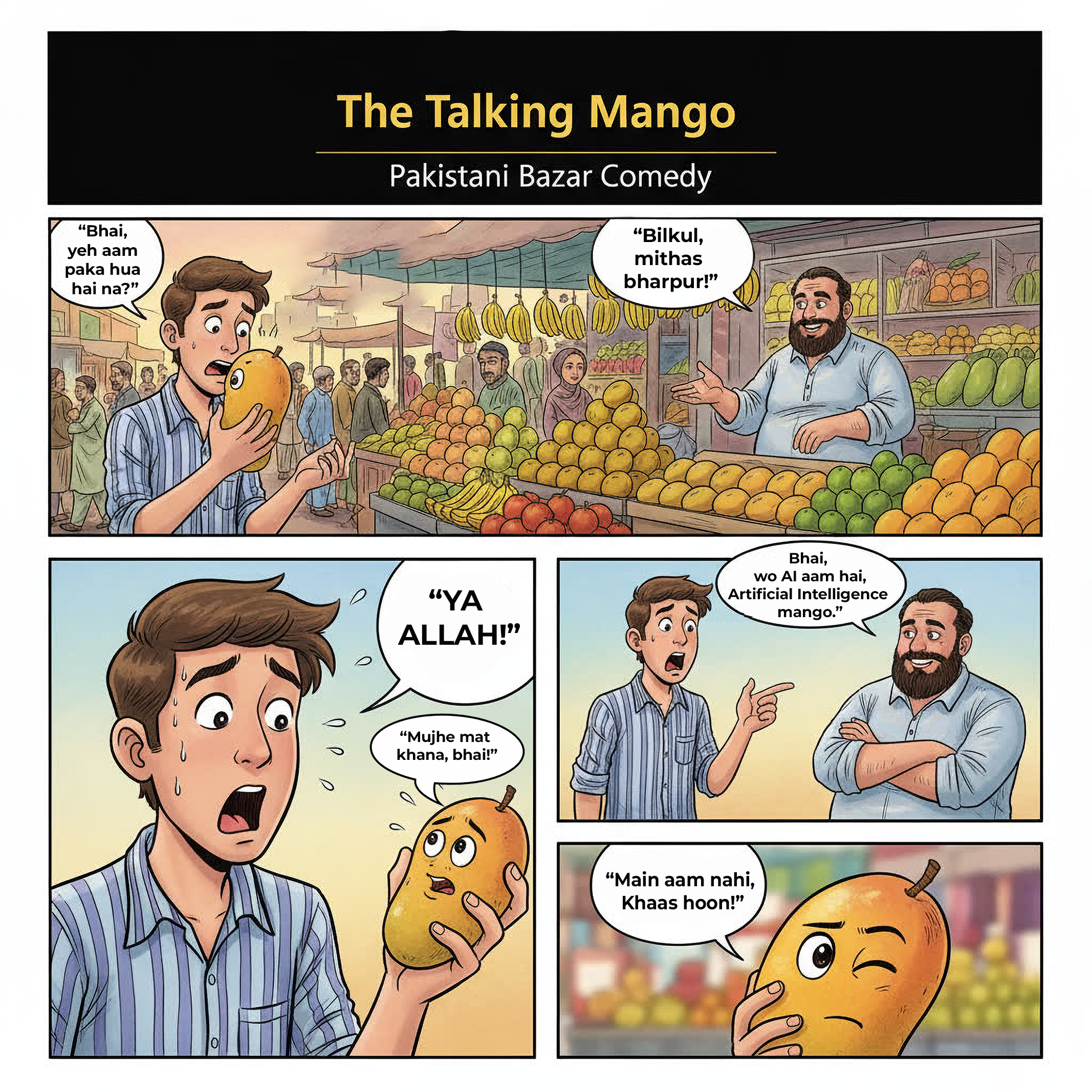 Comic Story 2 comic comic art comic book design digital art graphic design ill illustration leonardo ai pakistan pakistani art photoshop vector