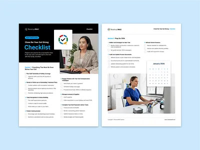 Close the Year Out Strong Checklist brand brand design branding checklist dental dental marketing dental software dental software marketing dentist design graphic design layout design marketing design print design software typography