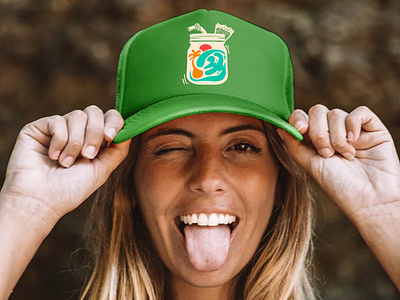 Greenjar Bev Co. Hat Design beach beach apparel beach art boho boho art boho design coastal apparel coastal design juice bar juice company surf surf apparel surf design surf hat tropical company trucker hat wave apparel wave design