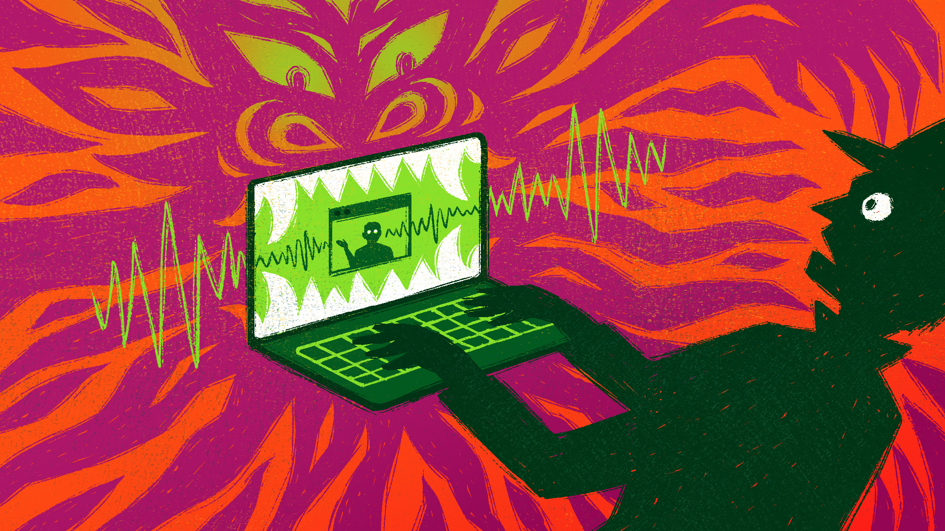 Deep Fakes ai artificial criminal cyber deep fake film noir fraud identity intelligence monster security technology theft