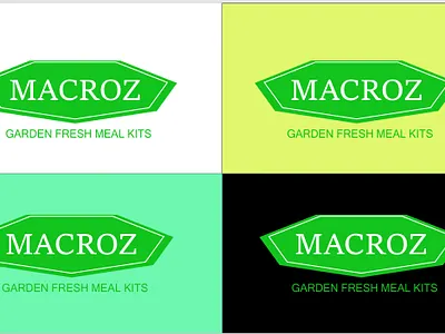 MACROZ animation branding graphic design logo mockup vector