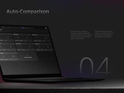 Auto-Comparison presentation design product design ui