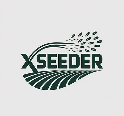 modern Agri tech Xseeder Logo agriculture logo branding business logo clean logo custom logo graphic design illustration logo designer modern logo vector