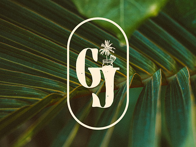 Greenjar Bev Co. Logo Icon beach icon beach logo beverage icon beverage logo boho logo boho monogram drink icon drink logo juice logo logo monogram palm tree icon palm tree logo pineapple logo surf icon surf logo surf monogram tropical drink logo tropical icon tropical logo