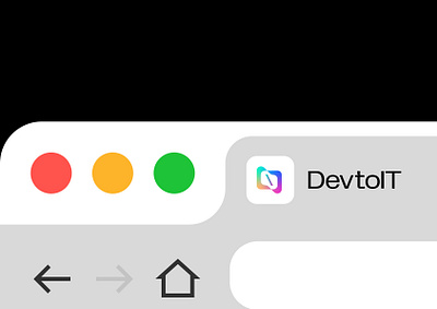 Minimal Tech Brand Favicon for DevtoIT app icon brand guideline brand identity brand symbol branding clean design favicon favicon design graphic design icon design logo design minimal design motion graphics pixel perfect simple logo tech brand ui design visual branding visual identity web icon