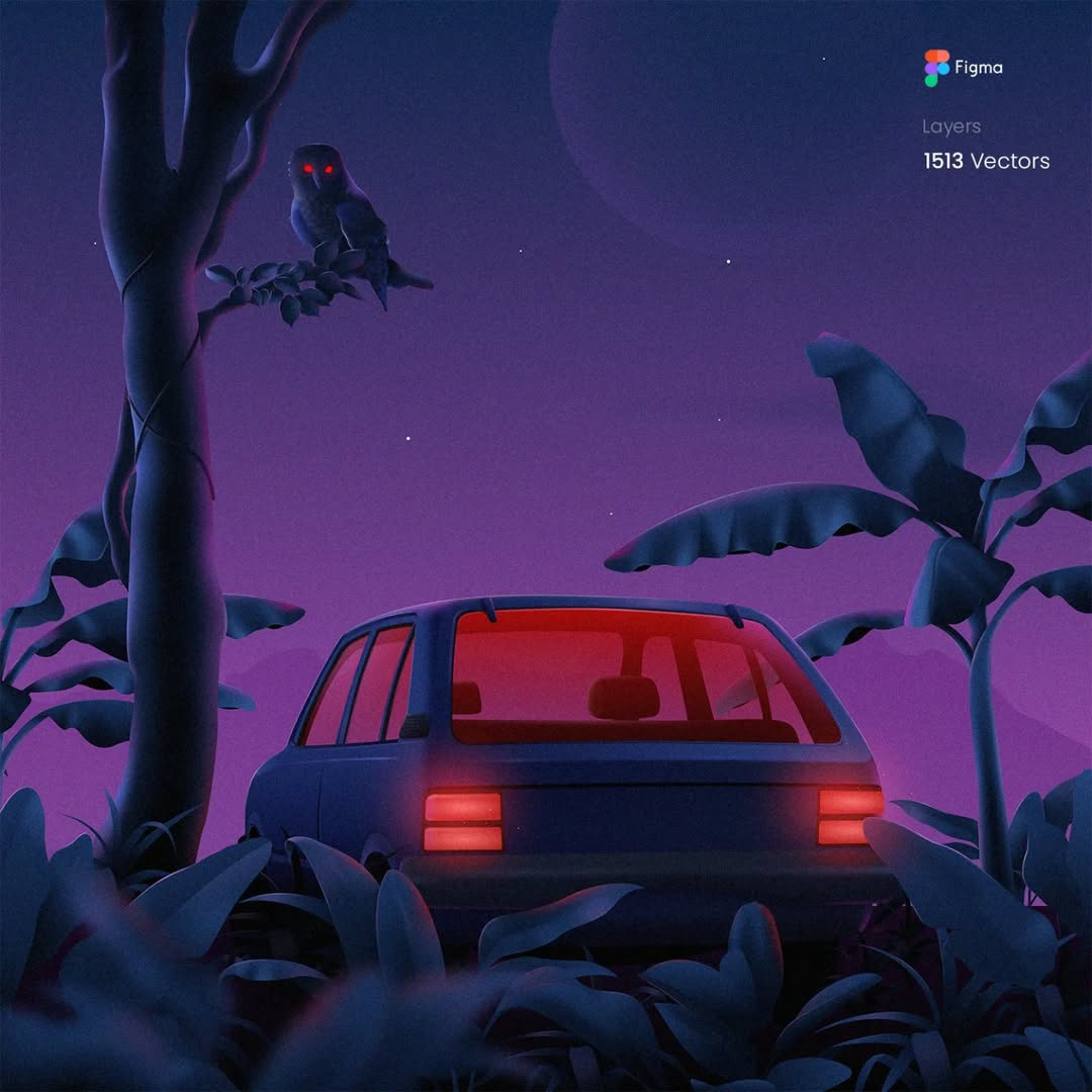 Who said Figma is only for UI? Built from 1513 Figma vectors