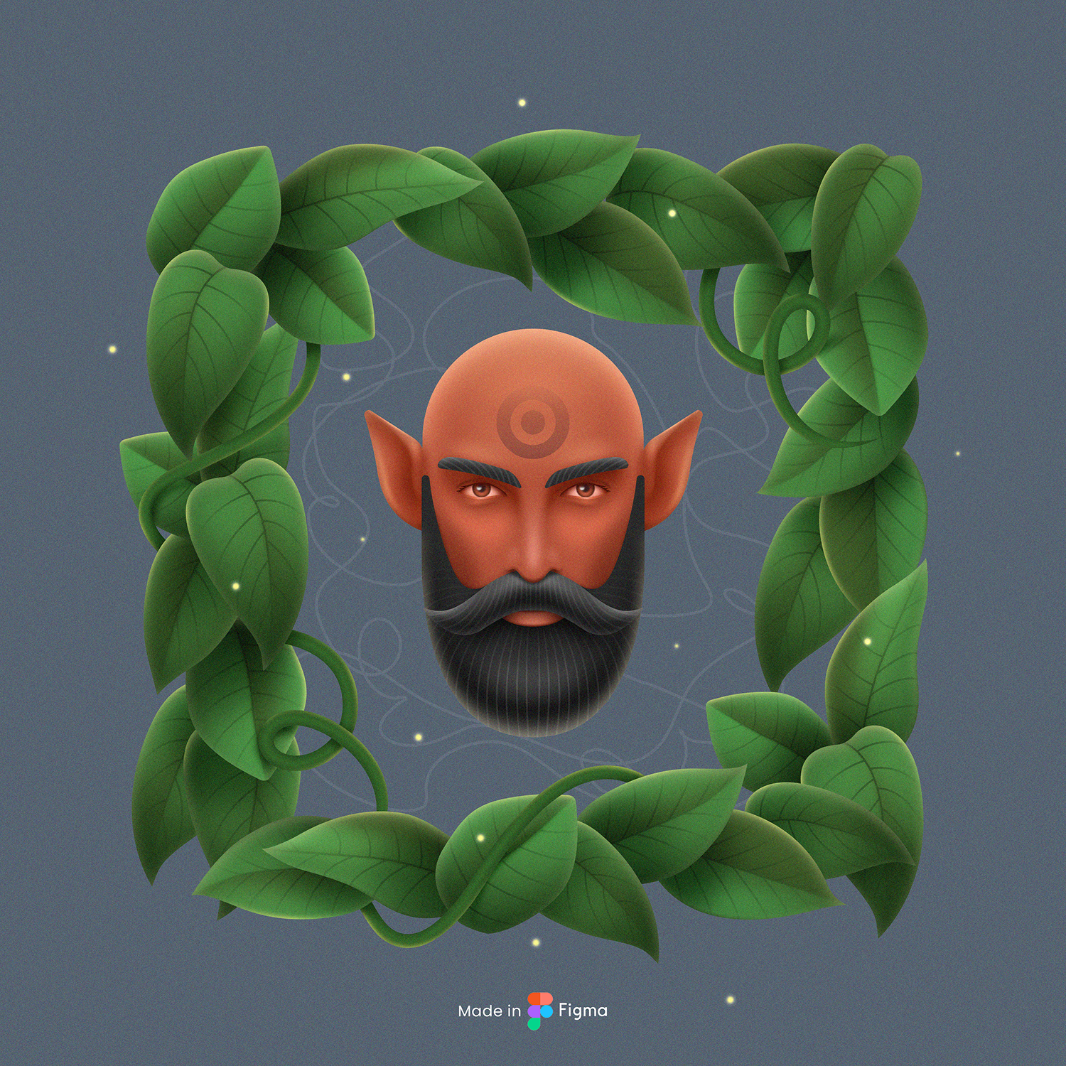 100% vector. Infinite patience. built entirely in Figma