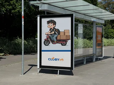 CLOBY GO — Courier Agency Logo brand identity design brand logo branding cloby go — courier agency logo courier courier agency delivery graphic design illustration logo logos rabbit logo