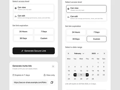 Generate Link invite branding card daily ui design graphic design ideas illustration logo mob ui vector