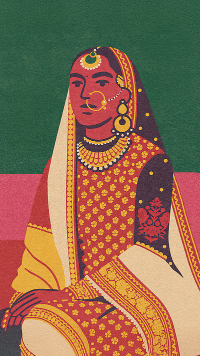 Modern Maharani: Contemporary Portraits of Indian Elegance minimaldesign