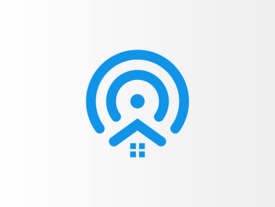 Home Internet Logo Design brand branding company connection design home home network icon internet internet logo internet provider isp logo logo logomark network service provider