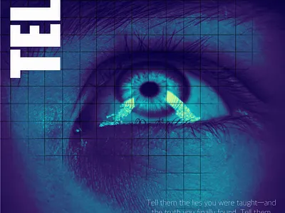 TelLThem poster branding graphic design