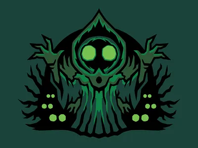 Flatwood Monster alien creature creepy cryptid cryptids flatwoodsmonster folklore forest illustration monster vector westvirginia woods