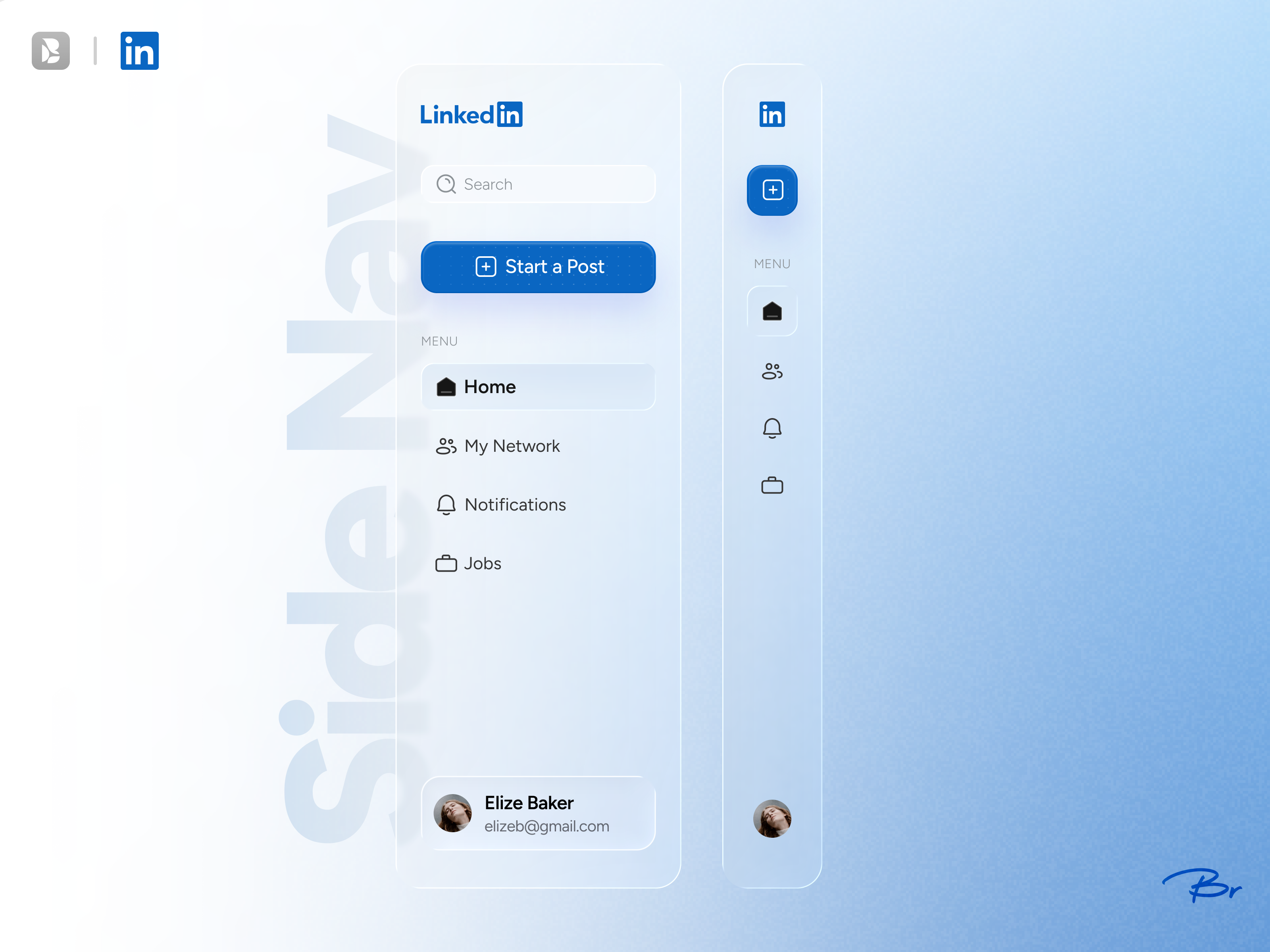 Reimagining Linkedin Navigation linkedin mobileapp navigation uidesign uxdesign