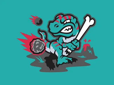 Extinction Ender asteroid dinosaur extinction illustration meteor prehistoric trex tyrannosaurus vector volcano