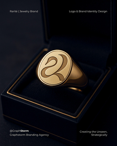 Rarité Jewelry - Logo Design branding elegant logo logo logodesign logodesigner logotype luxury logo