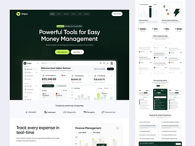 SaaS Website Design framer template landing page product design saas saas dashboard website saas landing saas landing page saas website saas website design saas website template web design webflow template website design