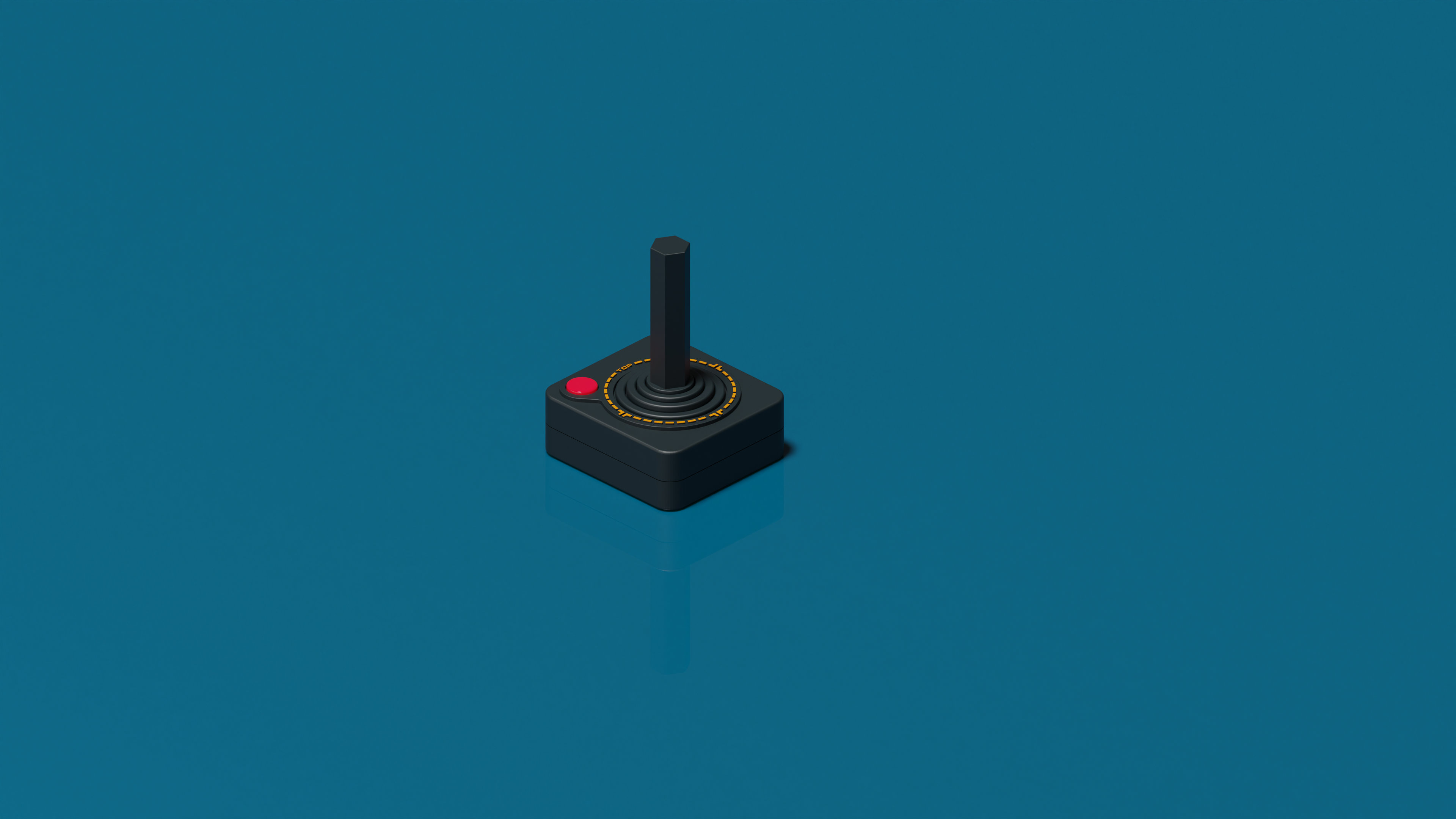 Atari joystick blender3d graphic design illustration