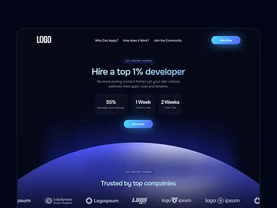 Talent Marketplace 3d animation branding graphic design job finder logo motion graphics saas saas website ui website