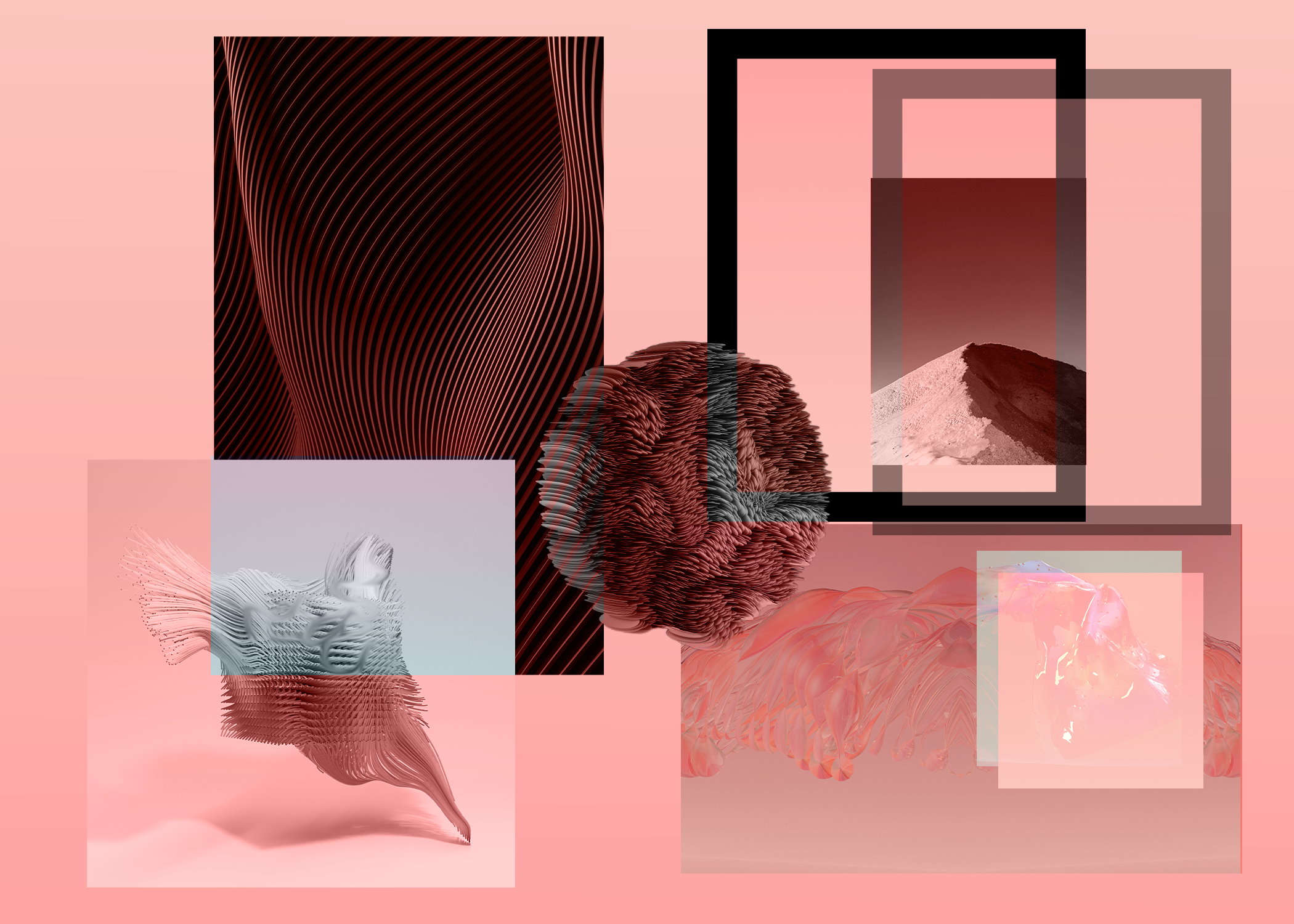 States&Layers abstract adobe photoshop art direction conceptual art digital art graphic design illustration layers mockup personal project textures visual design