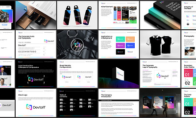DevtoIT — Complete Brand Guidelines brand design brand guideline brand identity brand system brandbook branding corporate digital branding graphic design identity design it company logo mockup motion graphics presentation design startup branding style guide tech brand tech identity visual identity