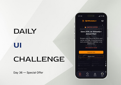 Daily UI · Challenge 36: Special Offer dailyui design special offer ui