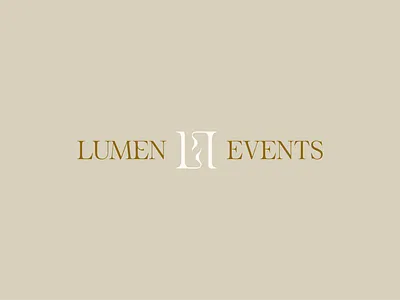 Lumen Events Logo brand identity branding logo design typography visual identity