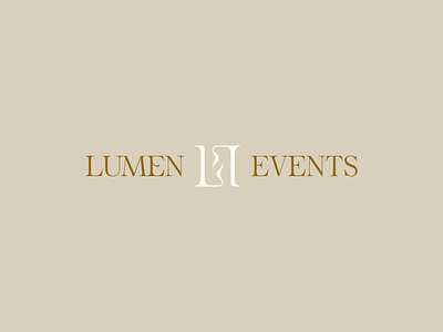 Lumen Events Logo brand identity branding logo design typography visual identity