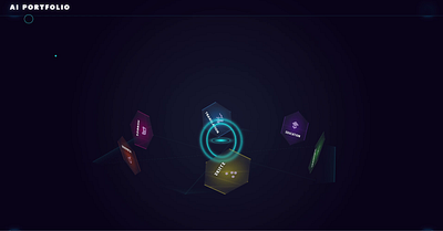 AI PORTFOLIO graphic design logo portfolio ui